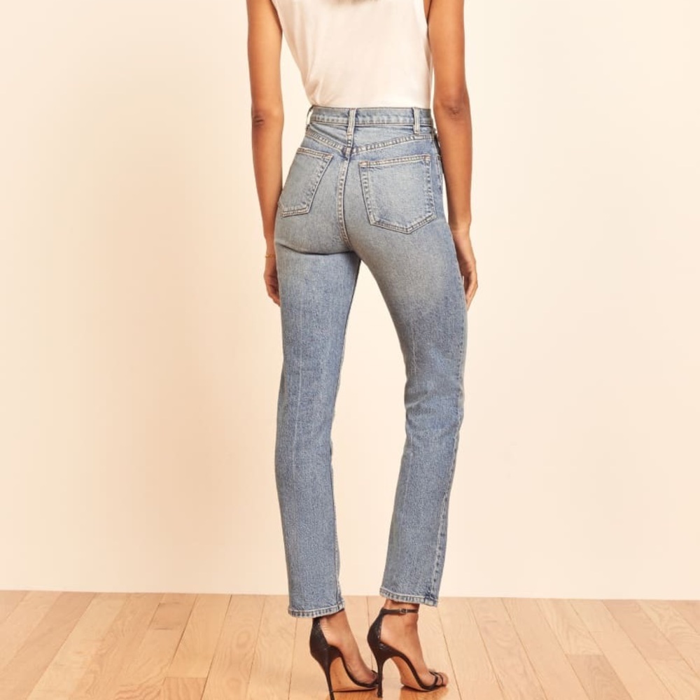 Reformation Liza Ultra High Rise Straight 27 Malta